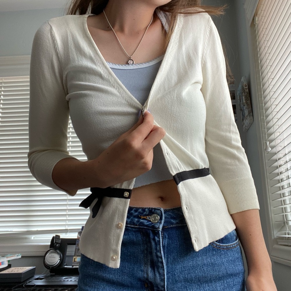 Coast Bow Tie Cardigan Top